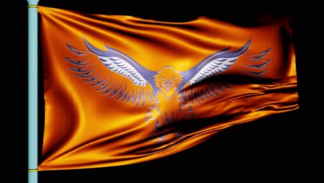 águila - bandera - viento