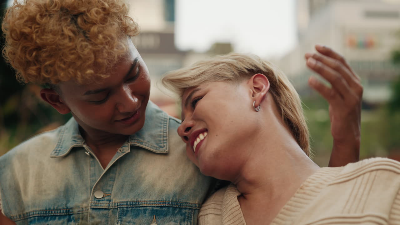 Affectionate Couple Enjoying Intimate Moment Together