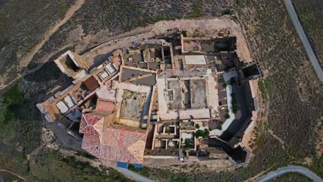 Castillo-De-Monte-Aragón,-Fortaleza,-Cerca-Del-Pueblo-De-Quicena,-Huesca,-Aragón