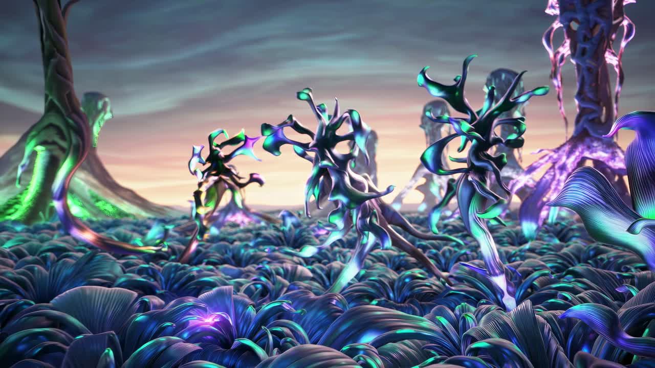 외래 식물 풍경