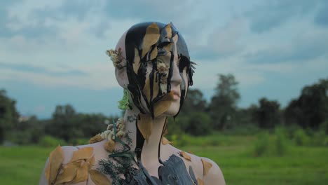 mannequin in nature