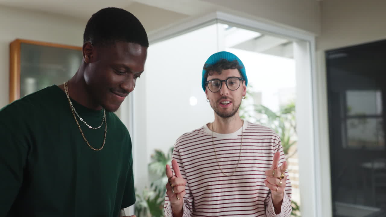 People making pizza in the kitchen
