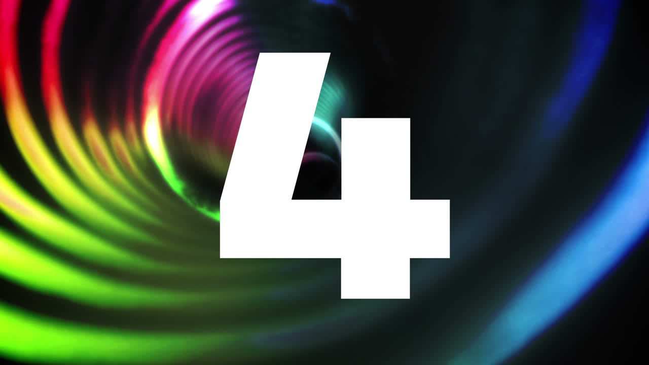 video de cuenta atrás animado digital