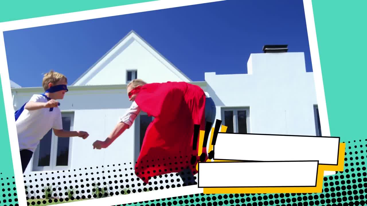 madre e hijo jugando en el patio trasero