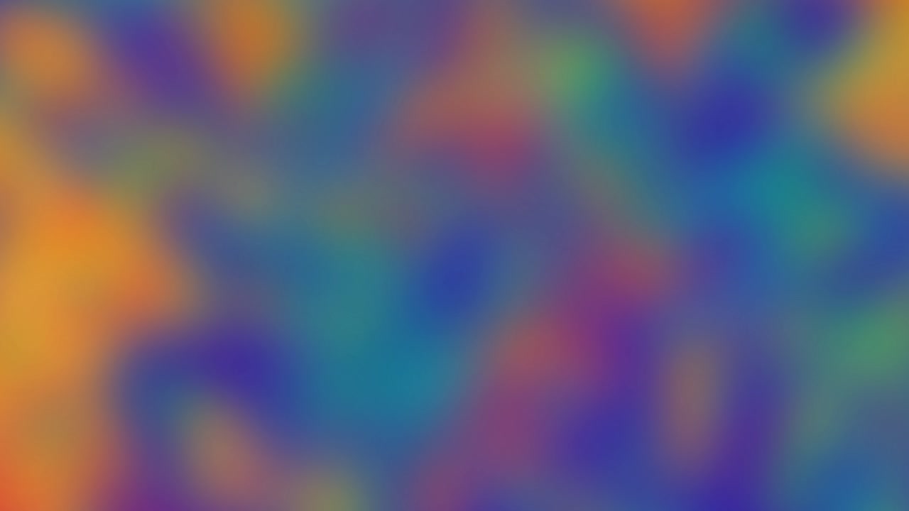 Fondo abstracto borroso, colorido, adaptable y rotatorio, espectro de colores soñador y desenfocado en movimiento turbulento