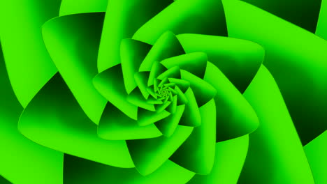 vibrant green spiral pattern