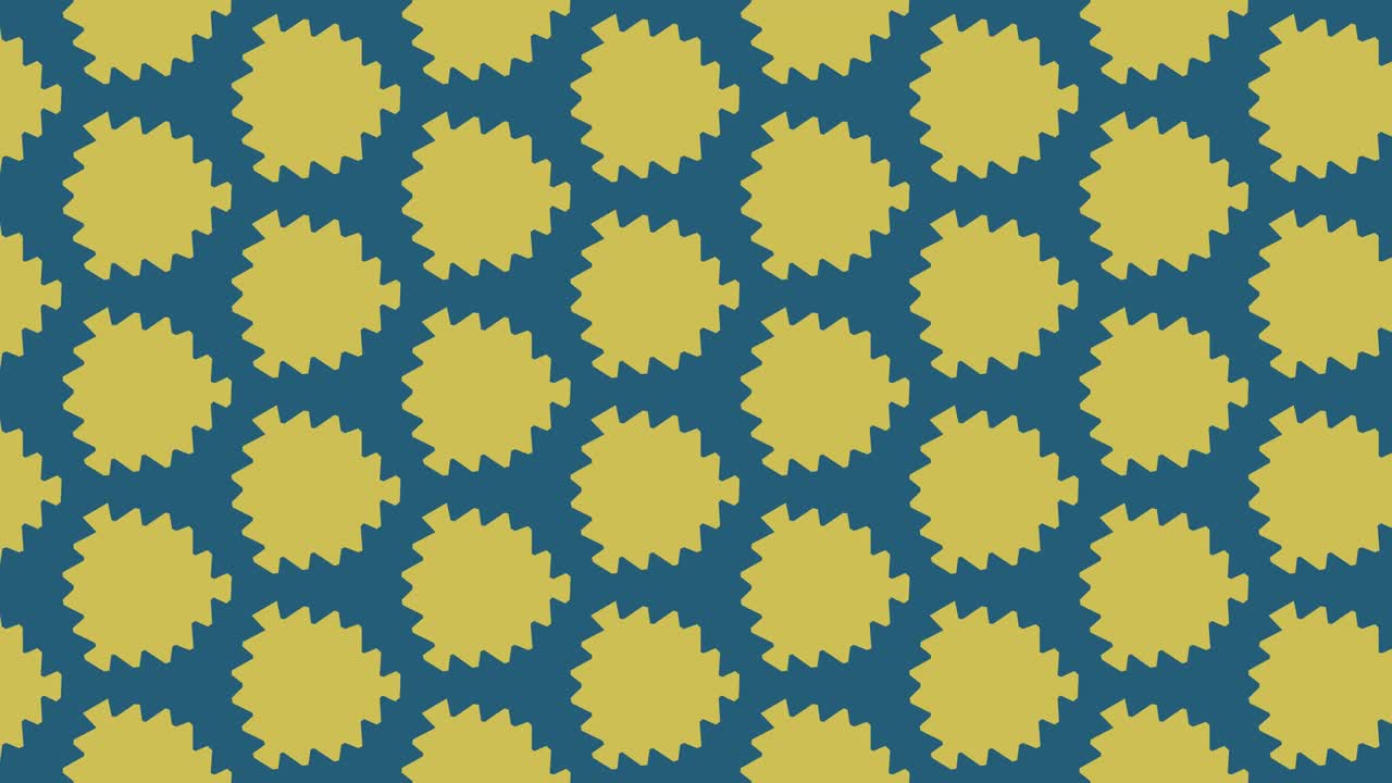 Animated seamless pattern design floating