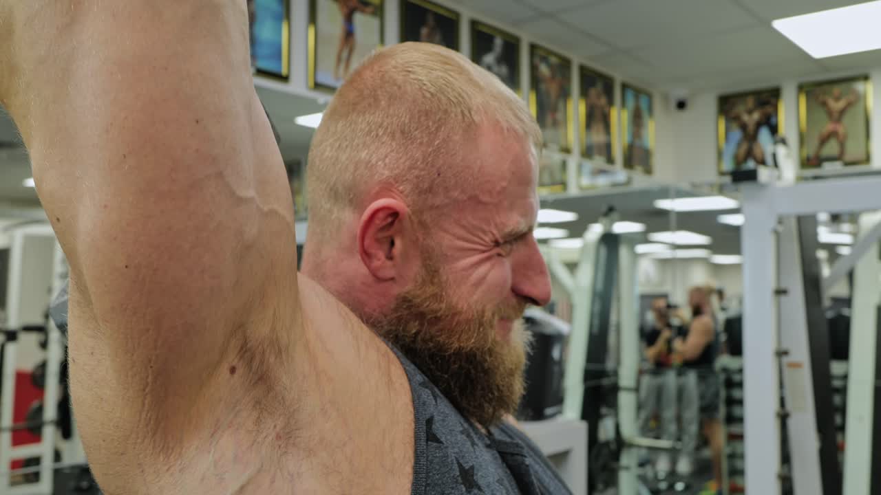 Muscular body sportsman endurance challenge