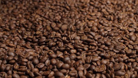 seeds of coffee falling, video in 4k, 50fps