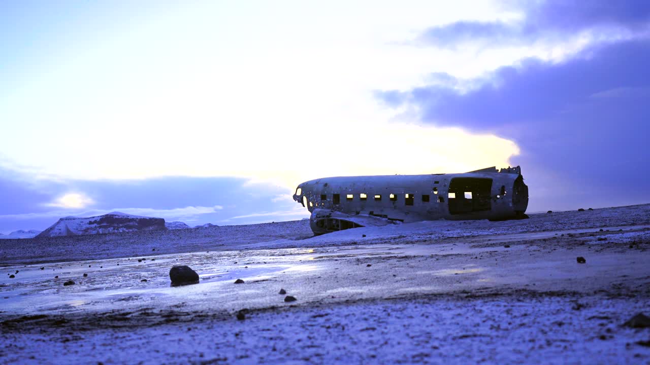 Airplane Wreckage in Iceland's Sólheimasandur