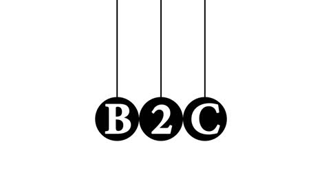 b2c and b2b symbols