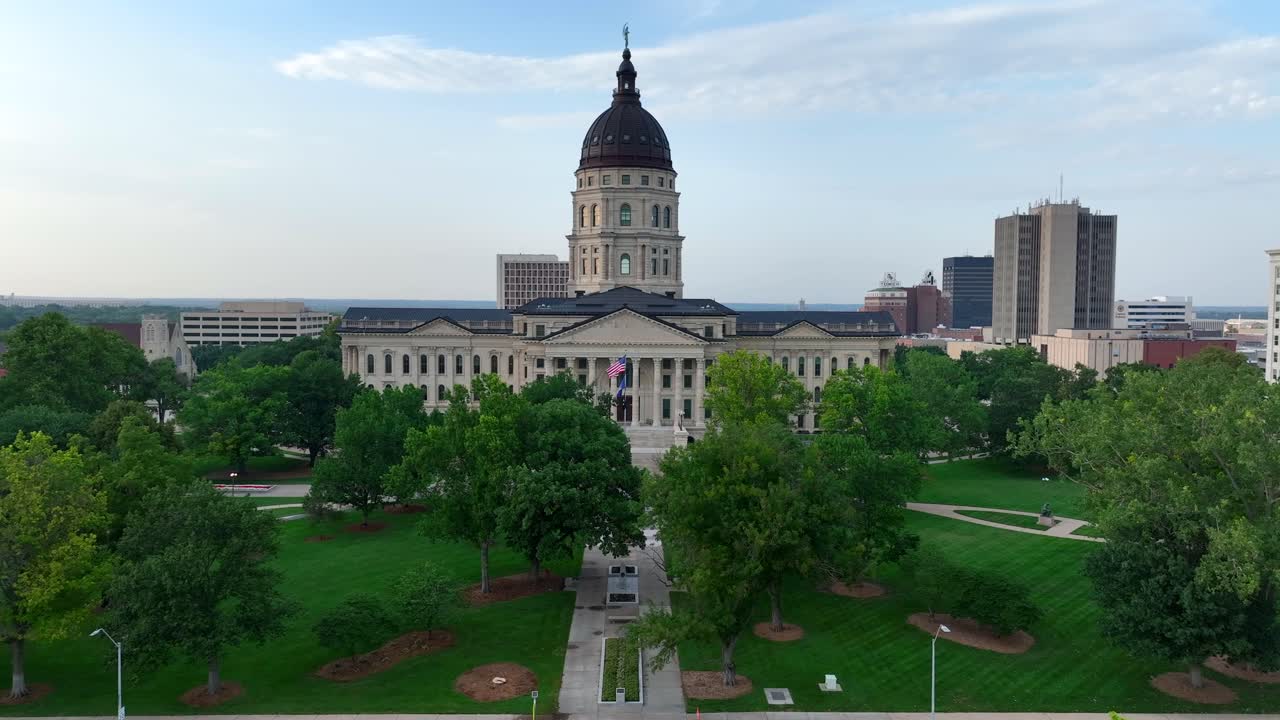 Kansas Kapitolbygning i Topeka, KS.