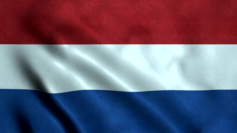 4k seamless loopable flag of netherlands