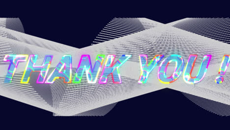 Animation-of-thank-you-text-over-geometrical-moving-shapes