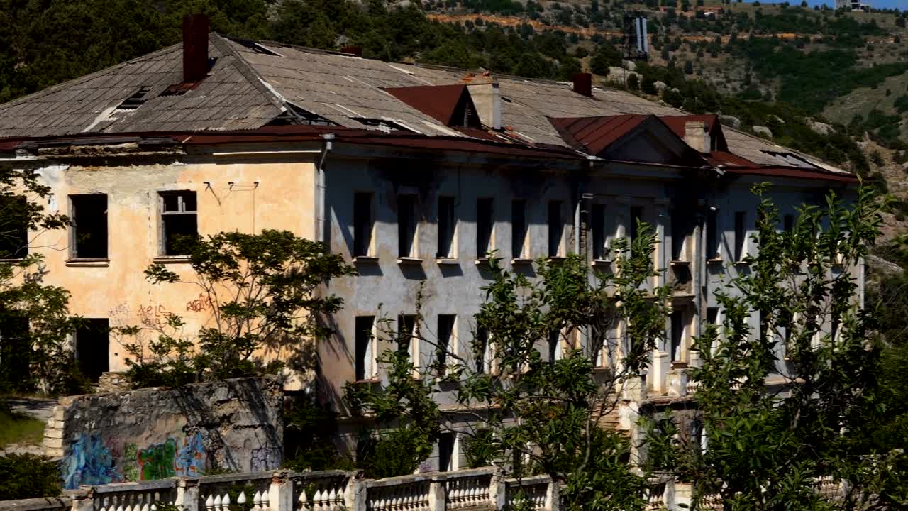 오래된 건물의 전망