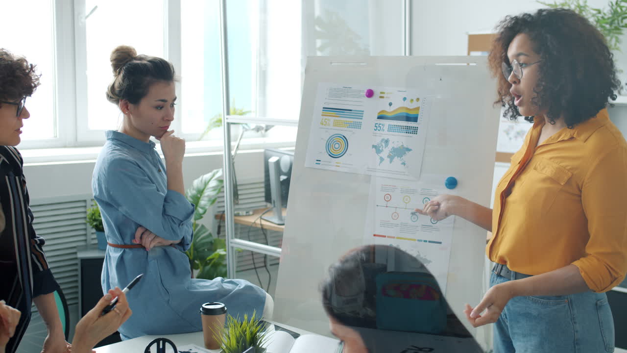 presentación de la reunión de negocios