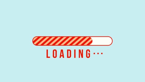simple progress bar animation red