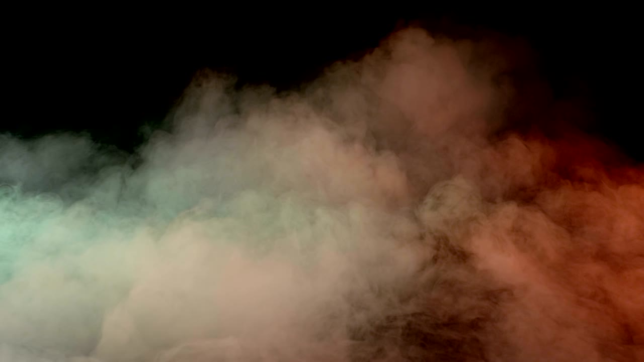 nubes de humo de hielo seco realista