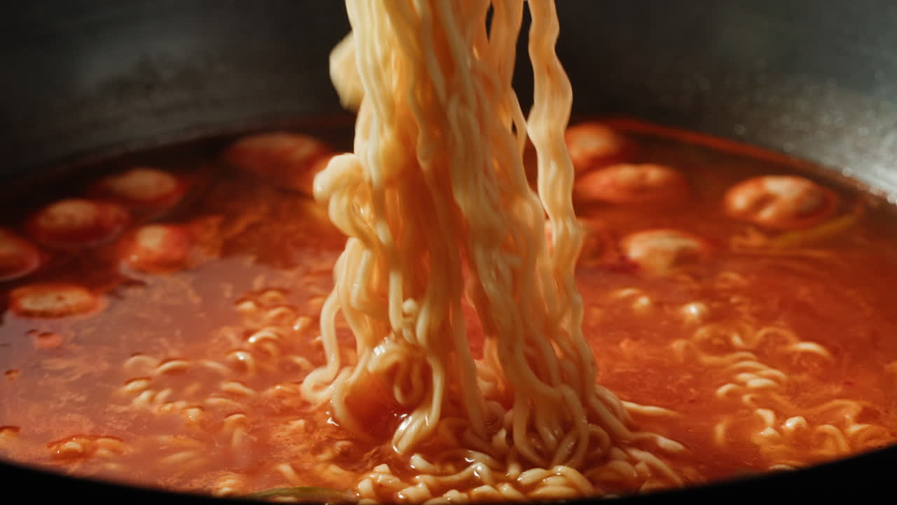 인스턴트 라멘 요리