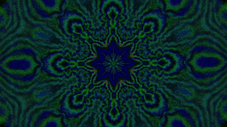 Sfondo olografico elegante, ornamentale, vaporwave in trasformazione. Mix di nastro VHS