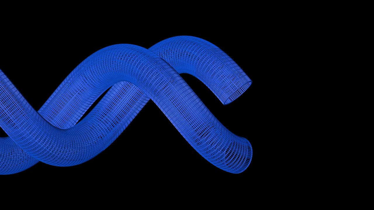 formas abstractas que se tuercen