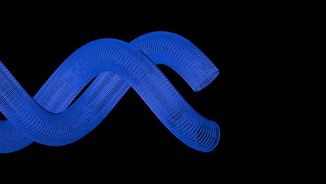 formas abstractas que se tuercen