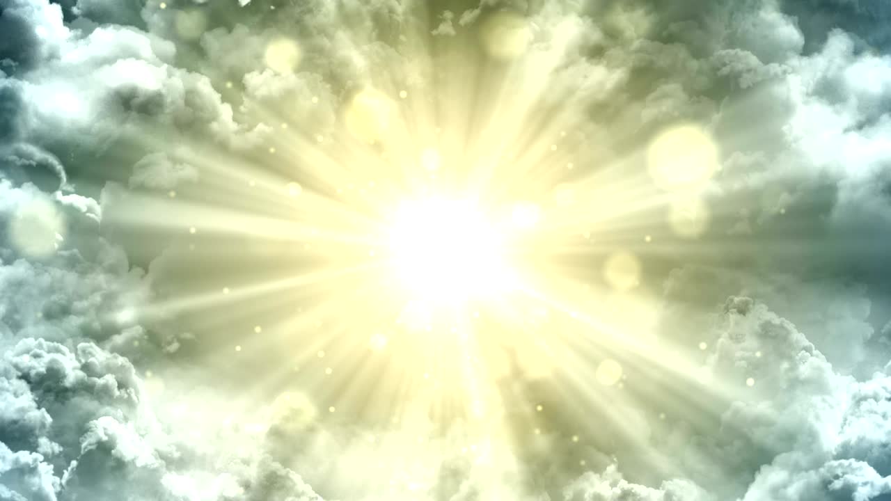 하늘의 축복의 빛