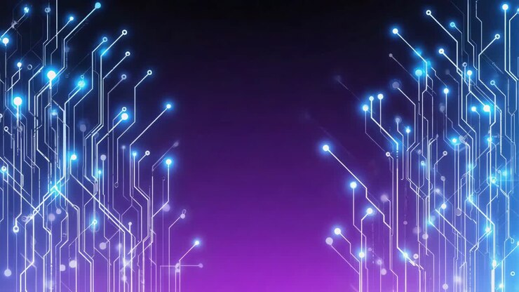 Tabella di circuiti di tecnologia futuristica