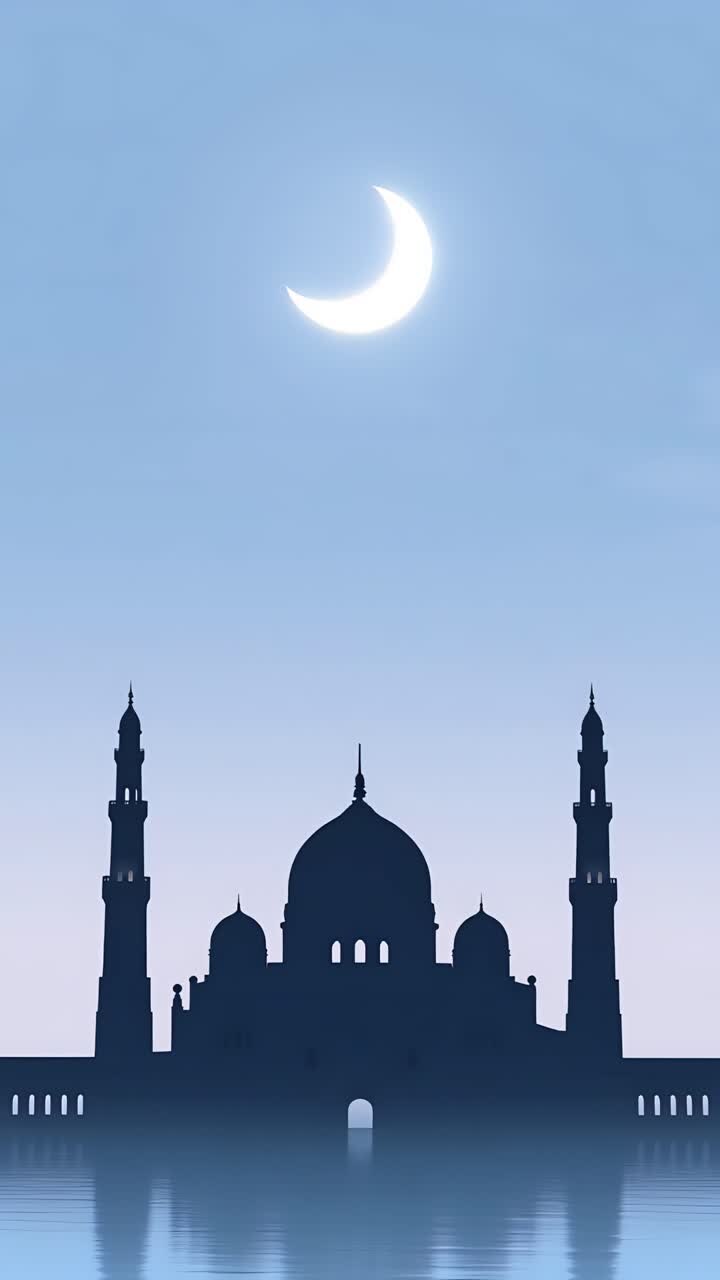 Eid al-Adha Moschea Sfondo islamico 4K