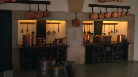 antique copper kitchen interior