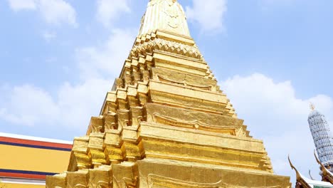 golden pagoda under a clear blue sky