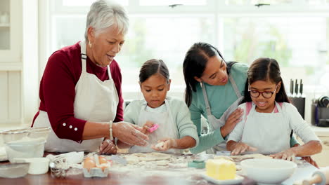 cooking, breakfast and baking with big family