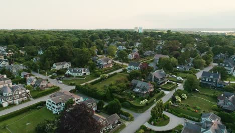 wealthy suburbs in jamestown rhode island aerial flyover