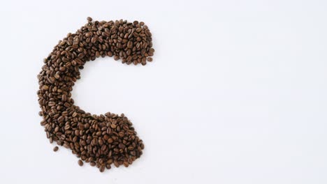 Coffee-beans-forming-alphabet-C