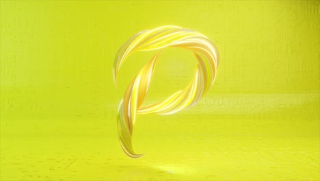 3d rendered letter p