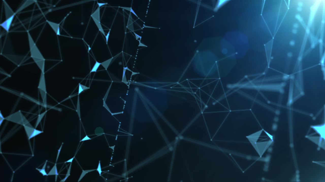 Blue Technology Abstract Background