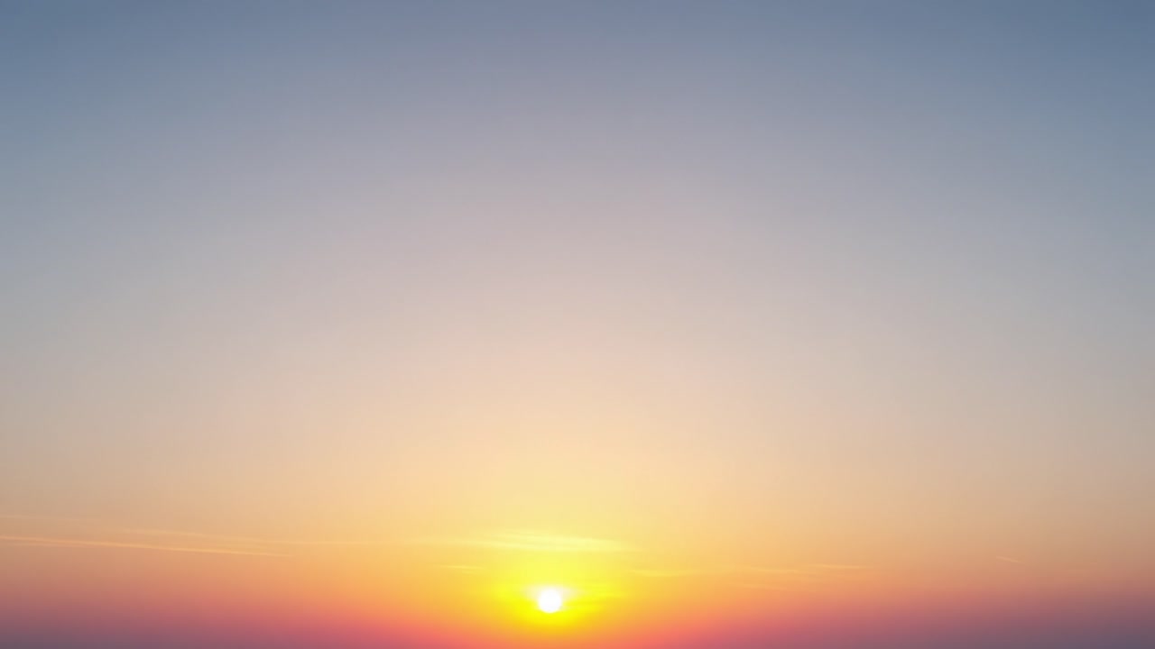 A Captivating Journey from Dusk to Dawn: Witnessing the Transformation of the Horizon as the Sun Ascends, Illuminating the Sky with Vibrant Hues of Orange and Gold