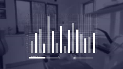 Animation-Der-Finanzdatenverarbeitung-über-Leerem-Büro