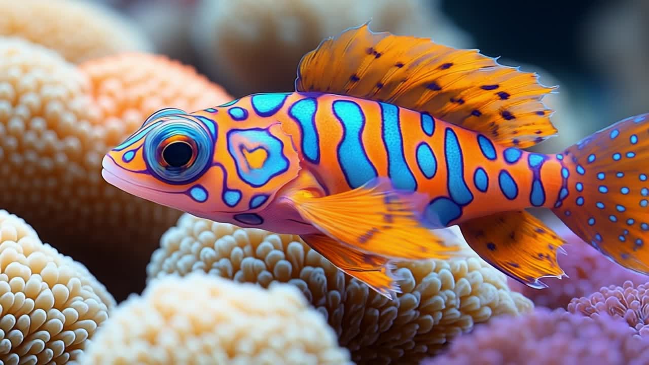Colorful Fish on a Coral Reef