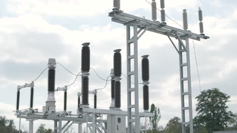 construction of a transformer substation