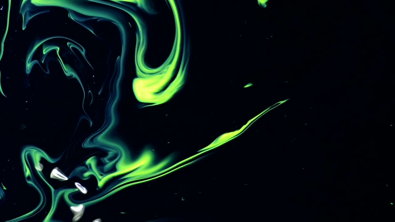 White Shimmers nudge the Yellows and Blues into action - For more, search "AbstractVideoClip" using the quotation marks