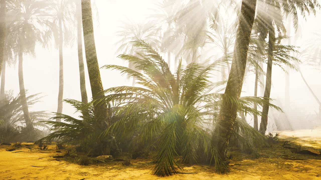 깊은 아침 안개 속에 있는 코코 ⁇   ⁇