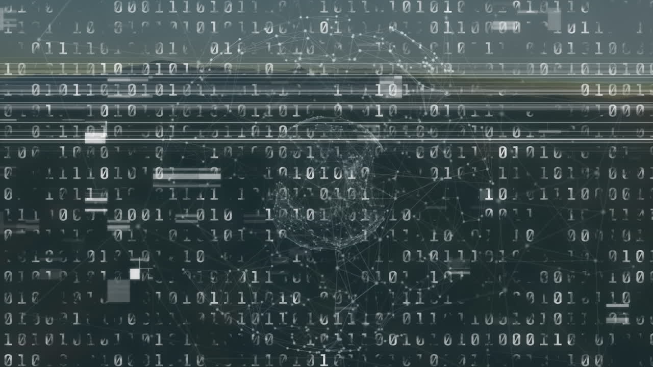 animación del globo y procesamiento de datos sobre el paisaje