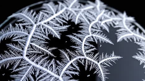 crystalline growth in a lab setting