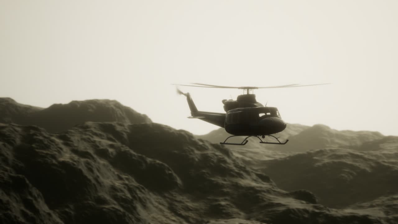 베트남에 있는 미국 군사 헬리 ⁇ 터