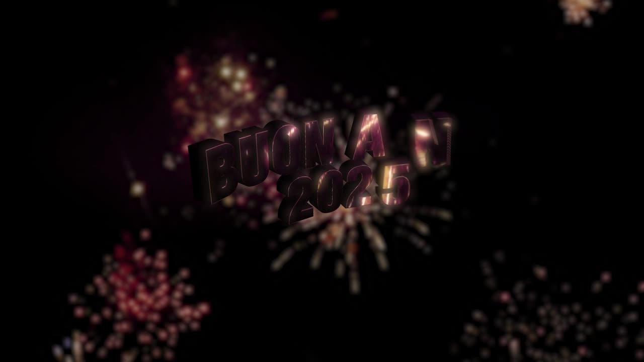 Buon Anno 2025 Loop 4K