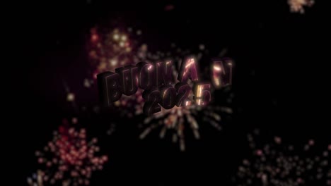 buon anno 2025 loop 4k