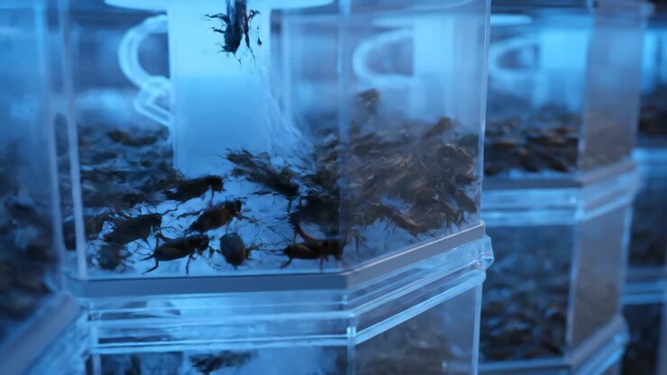 Allevamento di insetti: sistema automatizzato per l'allevamento di grilli