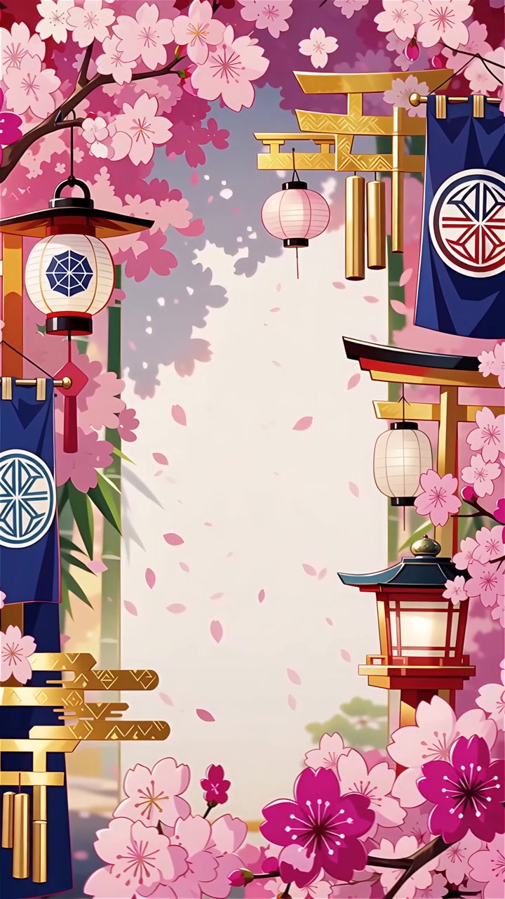 Sfondo Animato Cultura Giapponese 4K