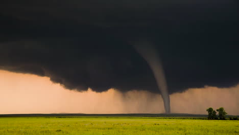 tornadoes over a field